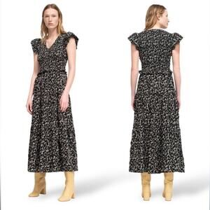 Sea New York Thandie Smocked Dress XS